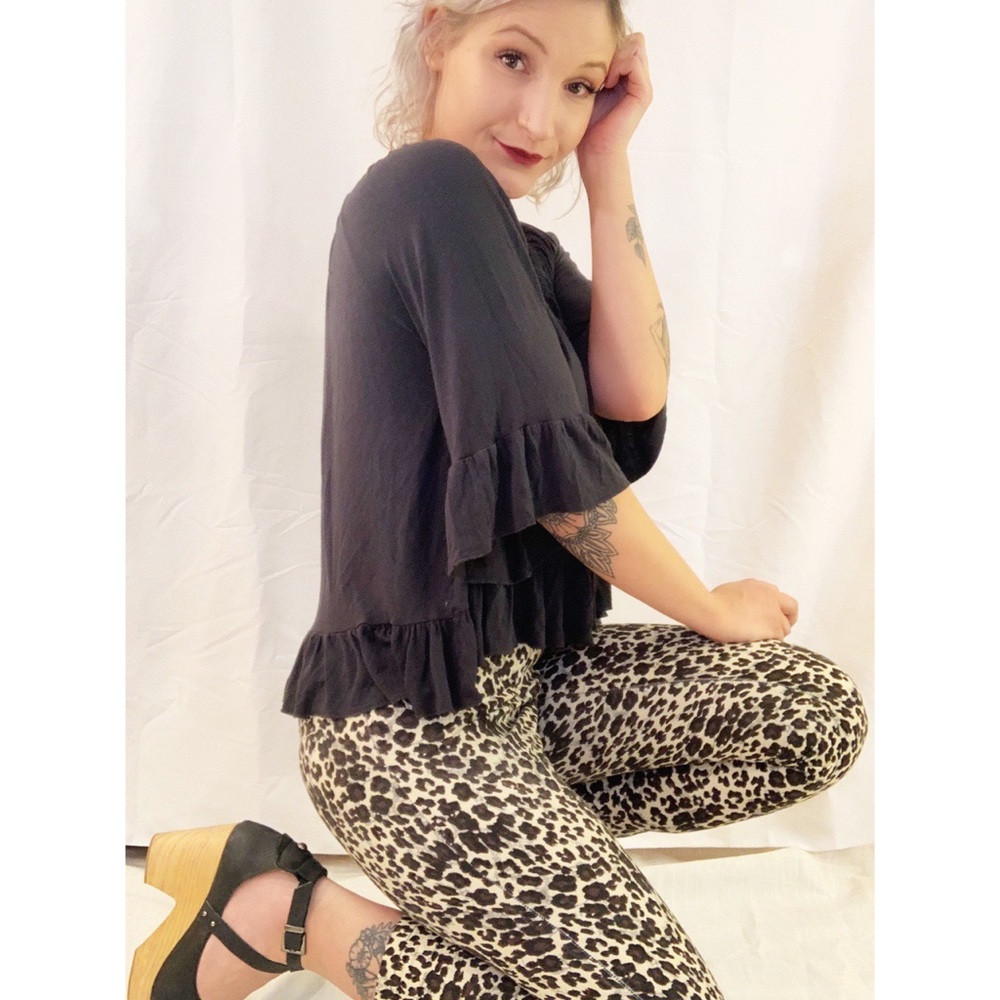 Soft and Sexy Flowy Cropped Top
